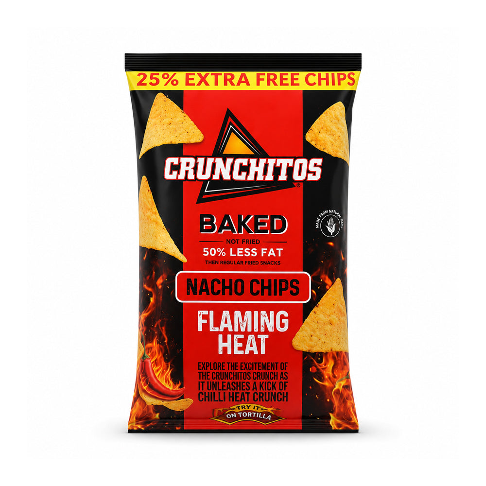 CRUNCHITOS NACHO CHIPS FLAMING HEAT 75 GM Default Title - MamasJan GroceryFoods