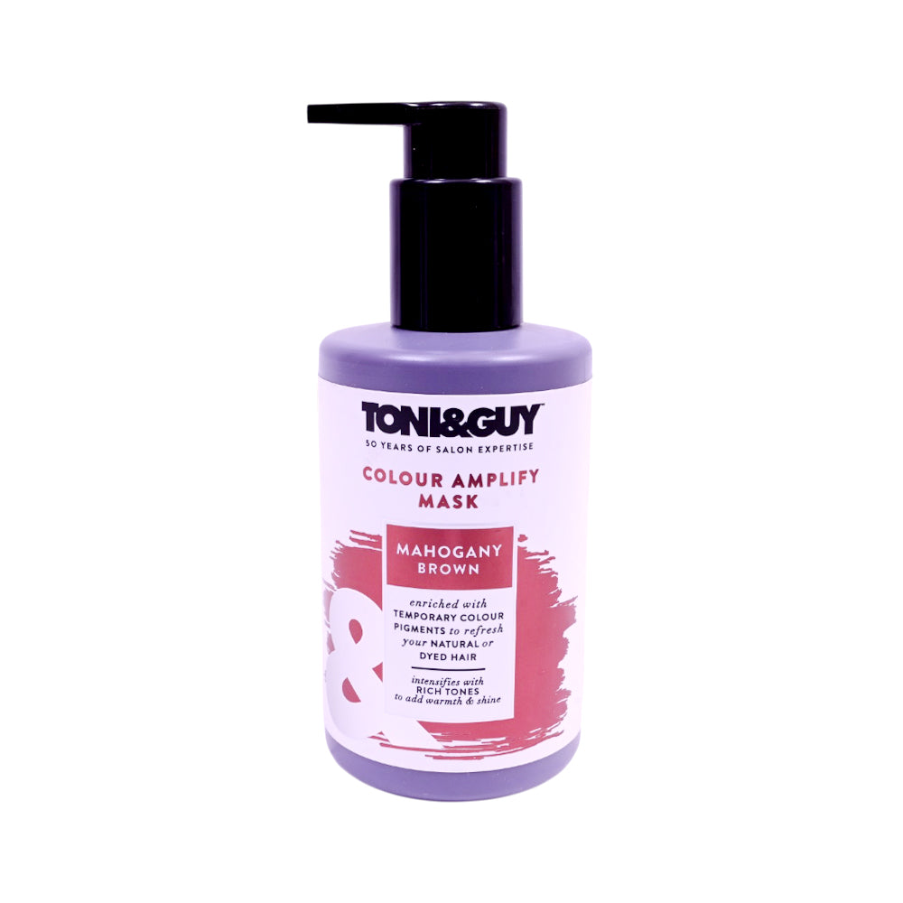 TONI & GUY HAIR MASK COLOUR AMPLIFY MAHOGANY BROWN 200 ML Default Title - MamasJan haircare