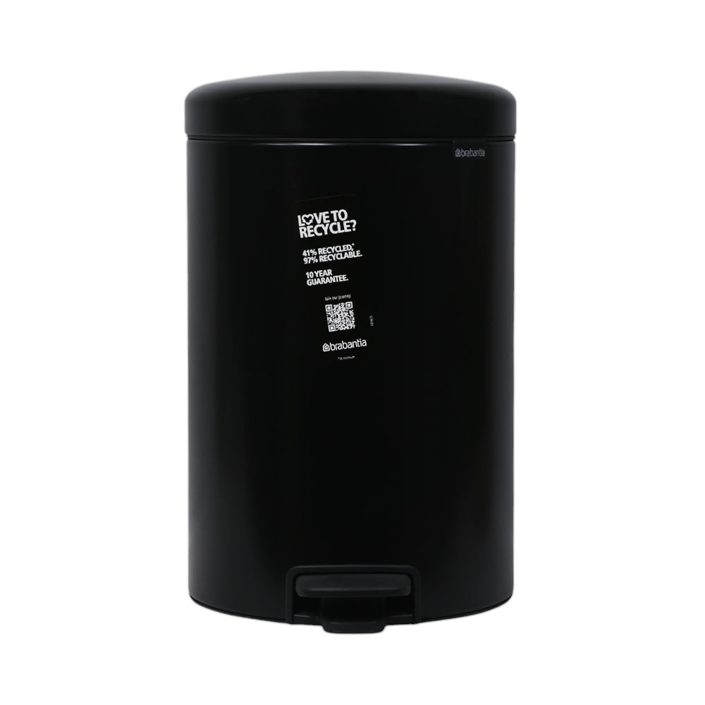 DUST BIN BRABANTIA 20LTR 114106 BASIC Default Title - MamasJan Crockery
