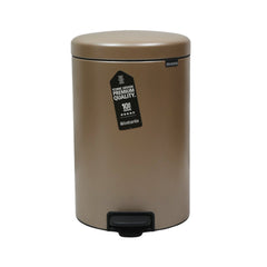 DUST BIN BRABANTIA 20 LTR 304460 METALLIC GOLD Default Title - MamasJan Crockery
