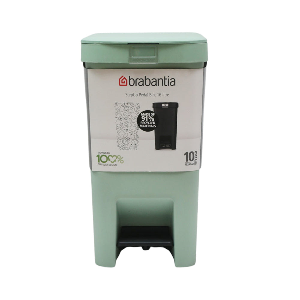 DUST BIN BRABANTIA 16 LTR 800320 JADE GREEN Default Title - MamasJan Crockery