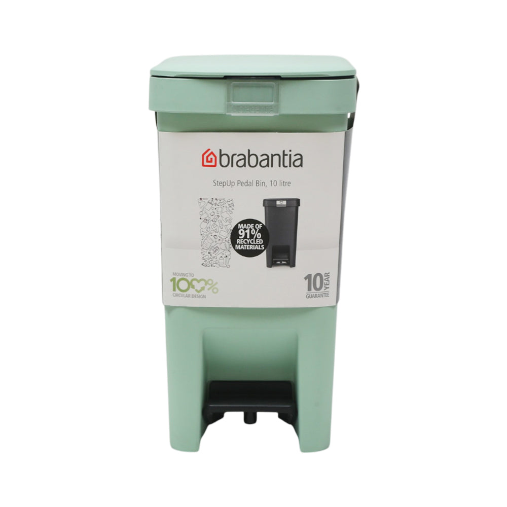 DUST BIN BRABANTIA 10 LTR 800368 JADE GREEN Default Title - MamasJan Crockery