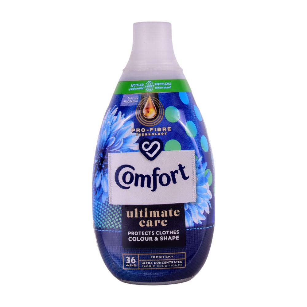 COMFORT FABRIC SOFTNER ULTIMATE CARE FRESH SKY 36 WASH 540 M Default Title - MamasJan Grocery Nonfood