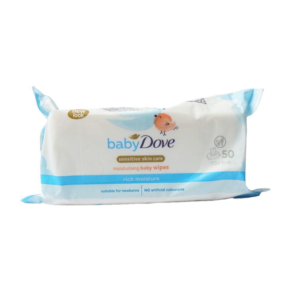 DOVE BABY WIPES RICH MOISTURE 50S Default Title - MamasJan Grocery Nonfood