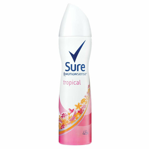 SURE DEODORANT TROPICAL 250 ML Default Title - MamasJan Grocery Nonfood