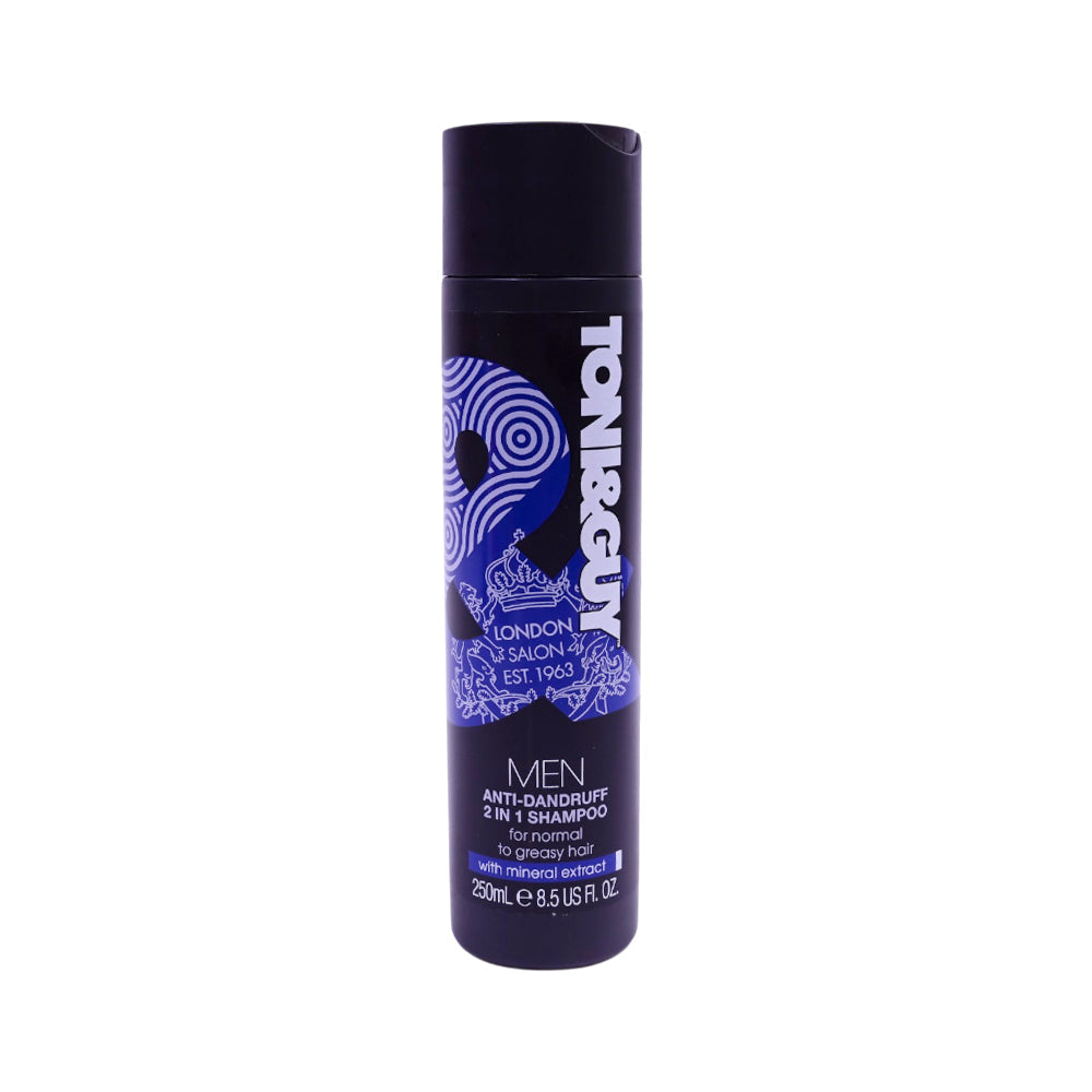 TONI AND GUY MEN SHAMPOO ANTI DANDRUFF 2IN1 250 ML Default Title - MamasJan haircare