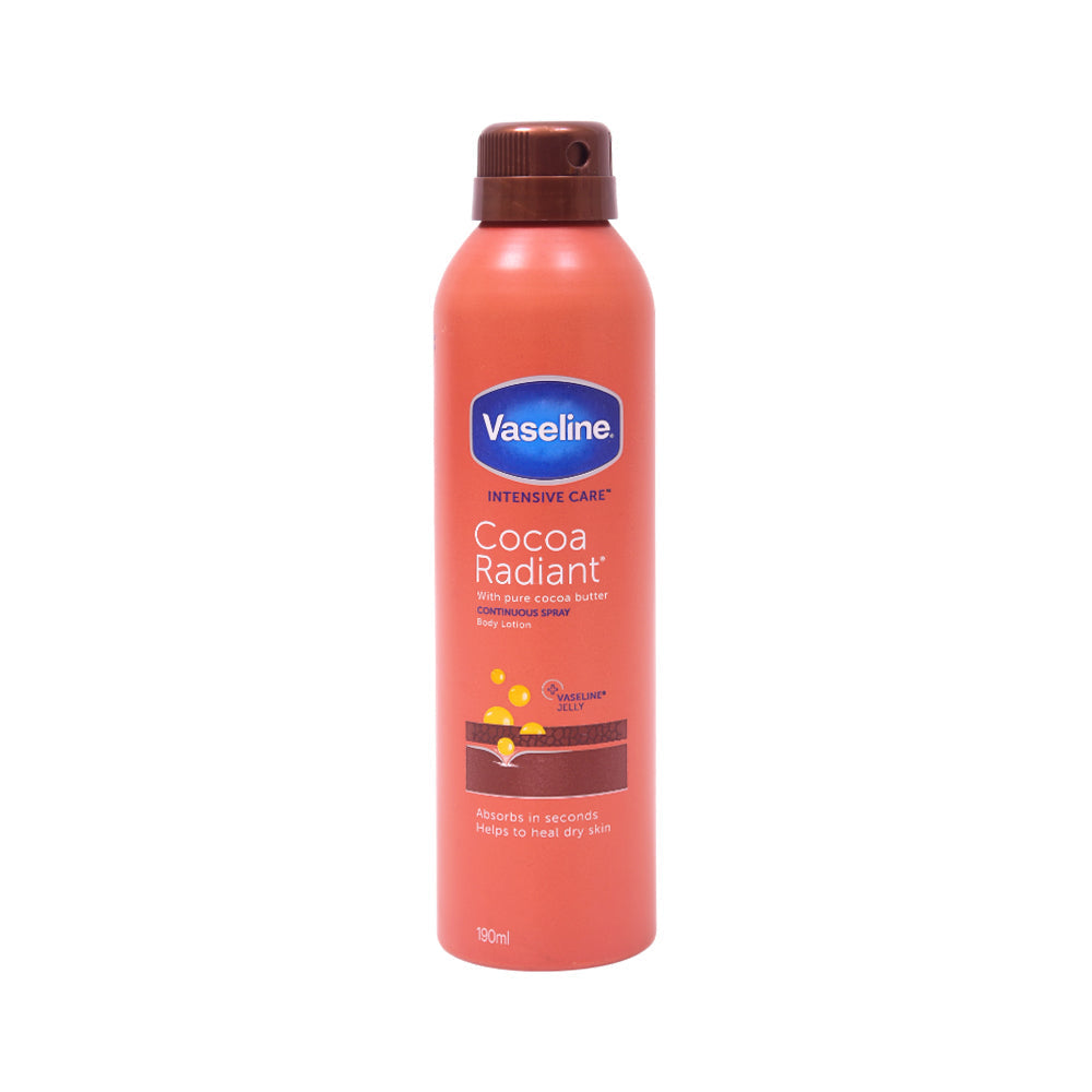 VASELINE BODY LOTION SPRAY COCOA RADIANT 190 ML Default Title - MamasJan skincare