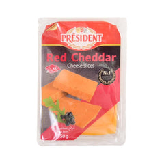 PRESIDENT RED CHEESE SLICE 150GM Default Title - MamasJan GroceryFoods