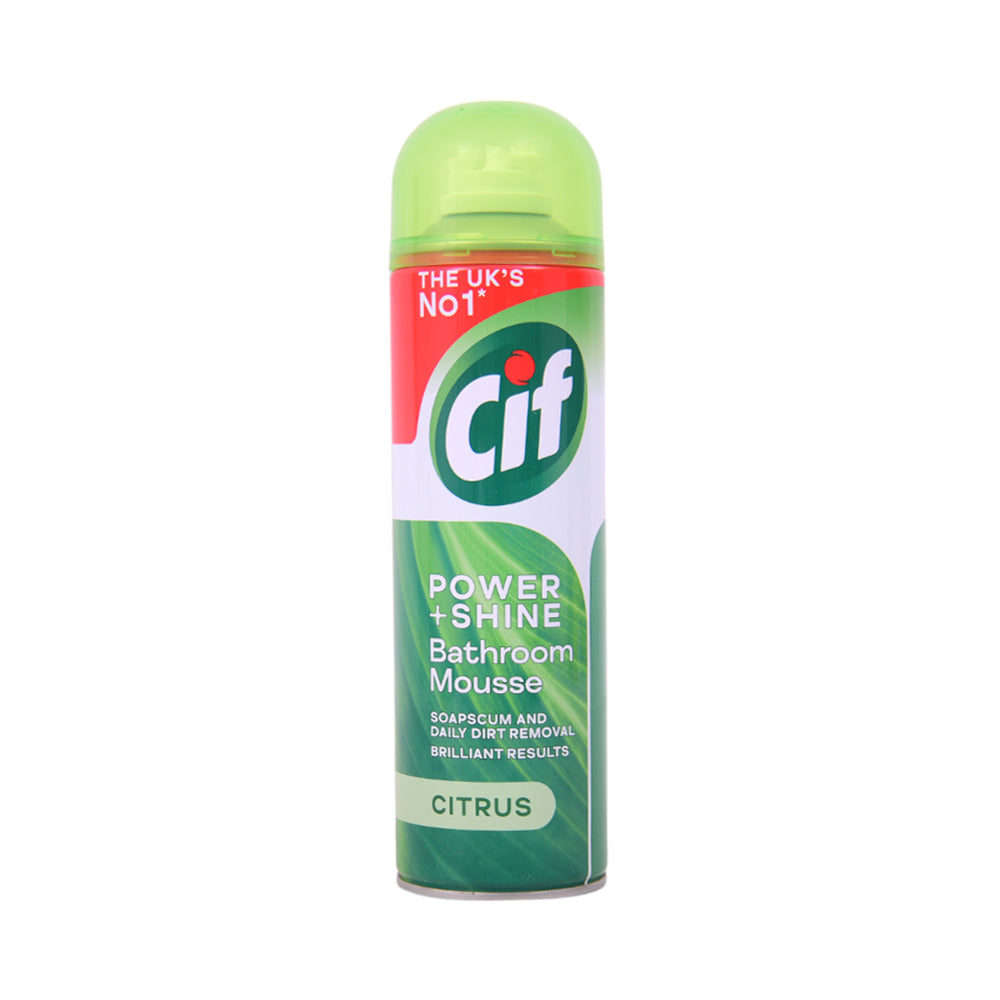 CIF BATHROOM MOUSSE CITRUS BURST 500 ML Default Title - MamasJan Grocery Nonfood