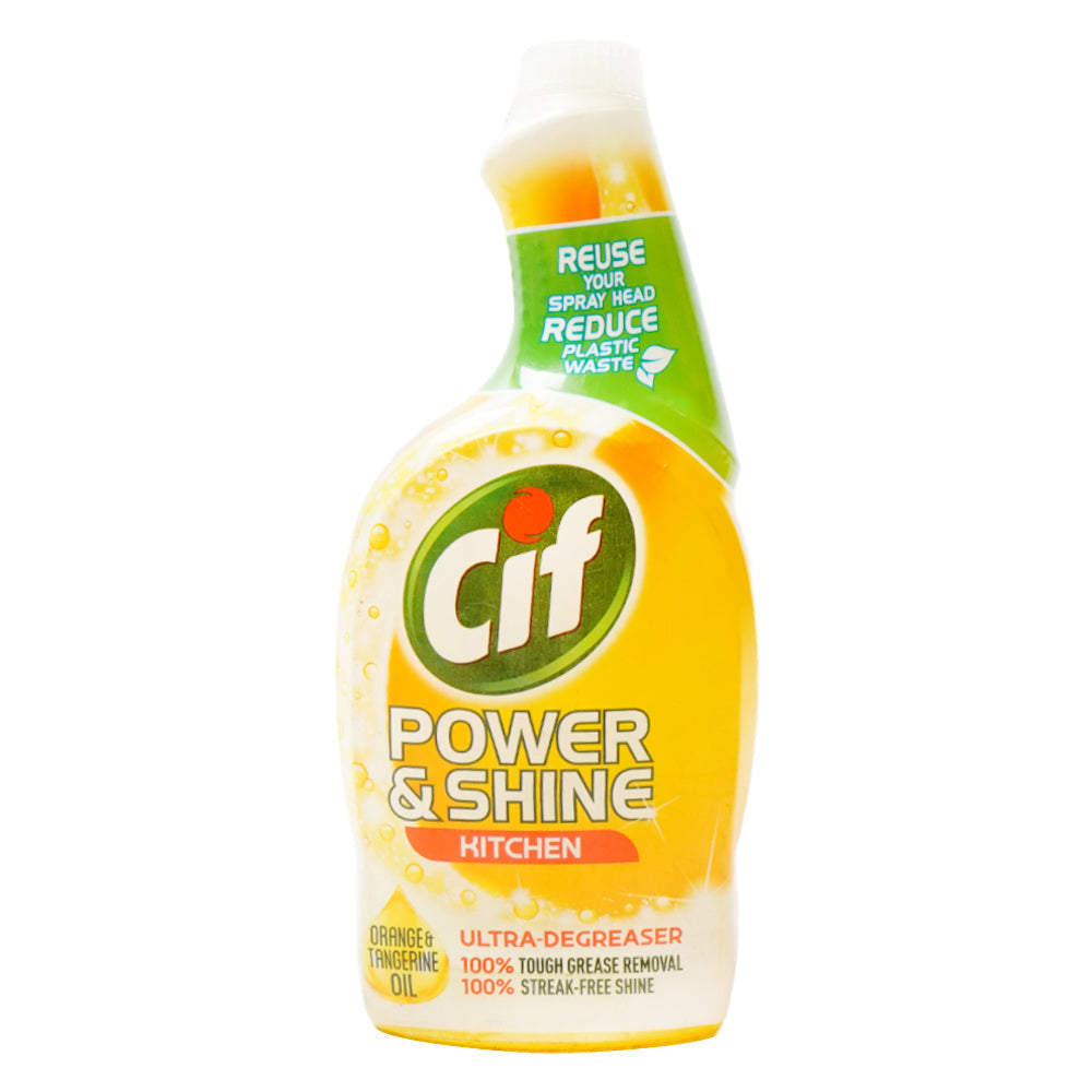 CIF KITCHEN CLEANER POWER & SHINE ORANGE OIL 700 ML Default Title - MamasJan Grocery Nonfood
