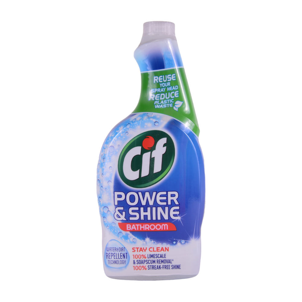 CIF BATHROOM CLEANER POWER & SHINE WATER 700 ML Default Title - MamasJan Grocery Nonfood