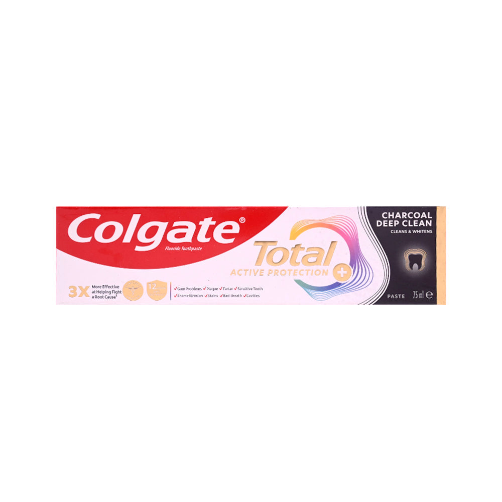 COLGATE TOOTHPASTE CHARCOAL DEEP CLEAN 75 ML Default Title - MamasJan Grocery Nonfood