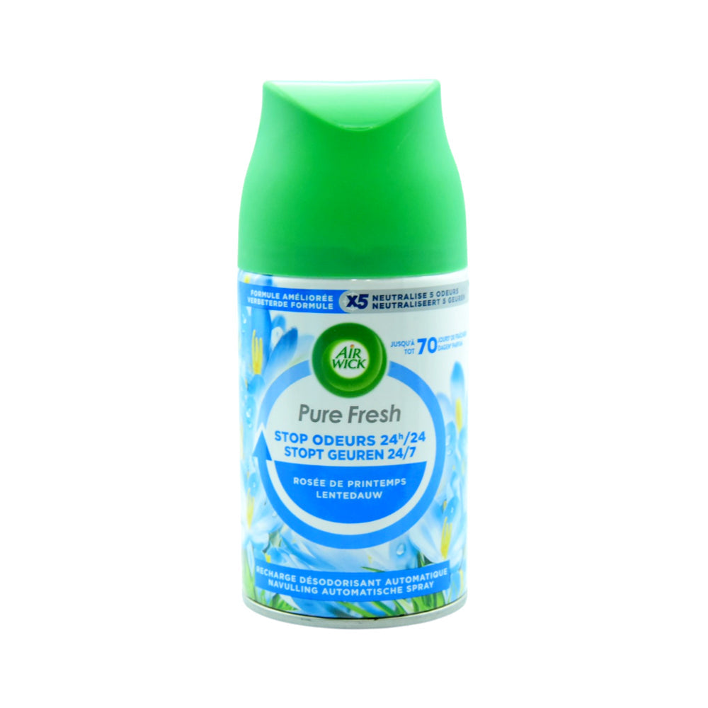AIR WICK AIR FRESHNER PURE FRESH ROSE DE PRINTEMPS 250 ML Default Title - MamasJan Grocery Nonfood