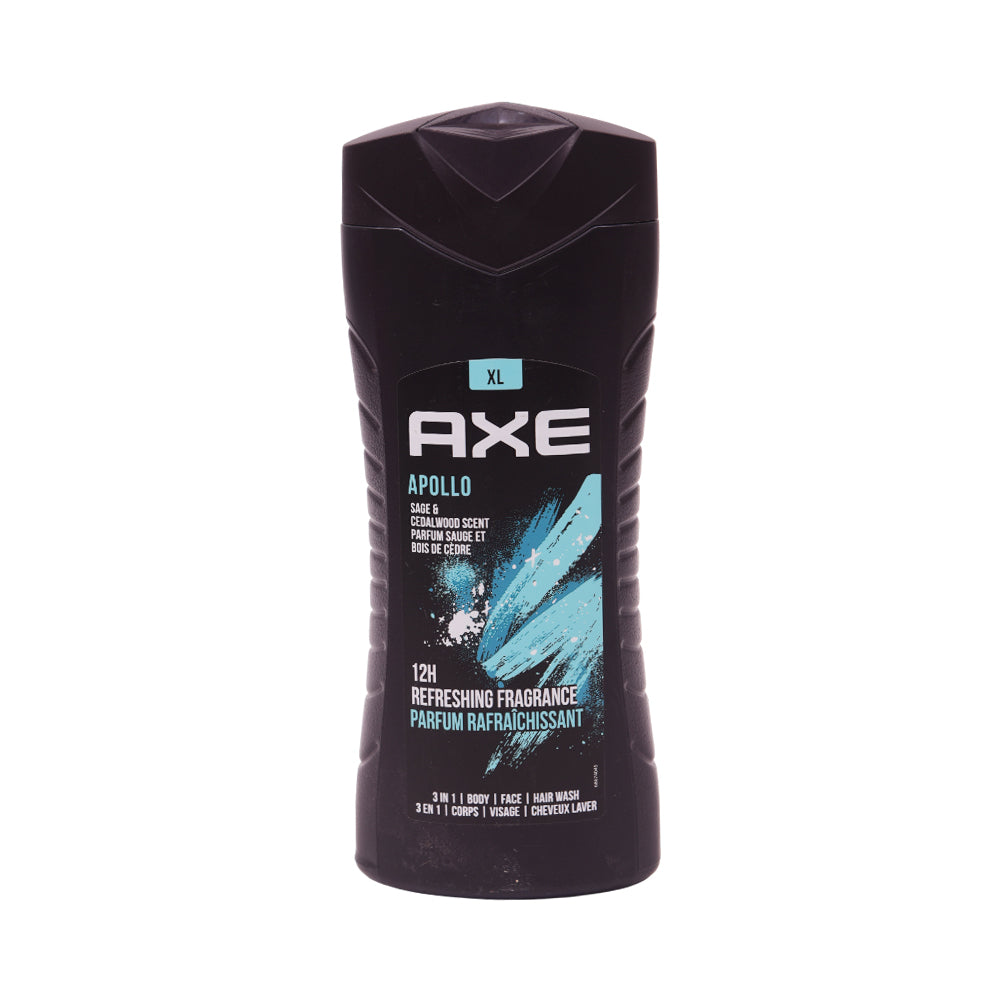 AXE BODY WASH XL APOLLO 3IN1 400 ML Default Title - MamasJan skincare