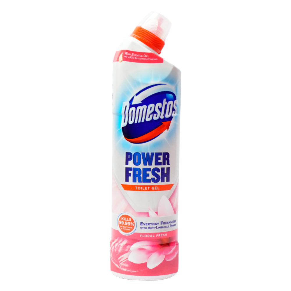 DOMESTOS TOILET GEL POWER FLORAL FRESH 750 ML Default Title - MamasJan Grocery Nonfood