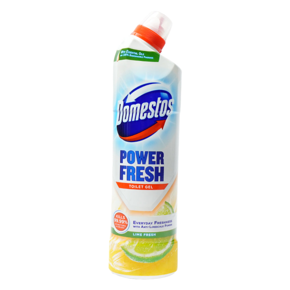 DOMESTOS TOILET GEL POWER LIME FRESH 750 ML Default Title - MamasJan Grocery Nonfood