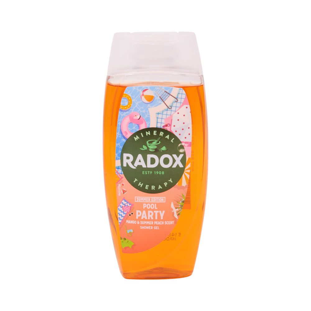 RADOX SHOWER GEL POOL PARTY MANGO & SUMMER PEACH 225 ML Default Title - MamasJan skincare