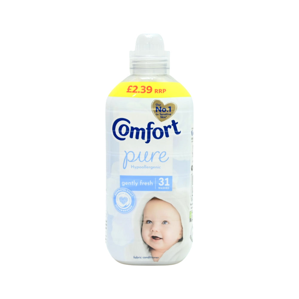 COMFORT FABRIC CONDITIONER PURE HYPOALLERGENIC 930 ML Default Title - MamasJan Grocery Nonfood