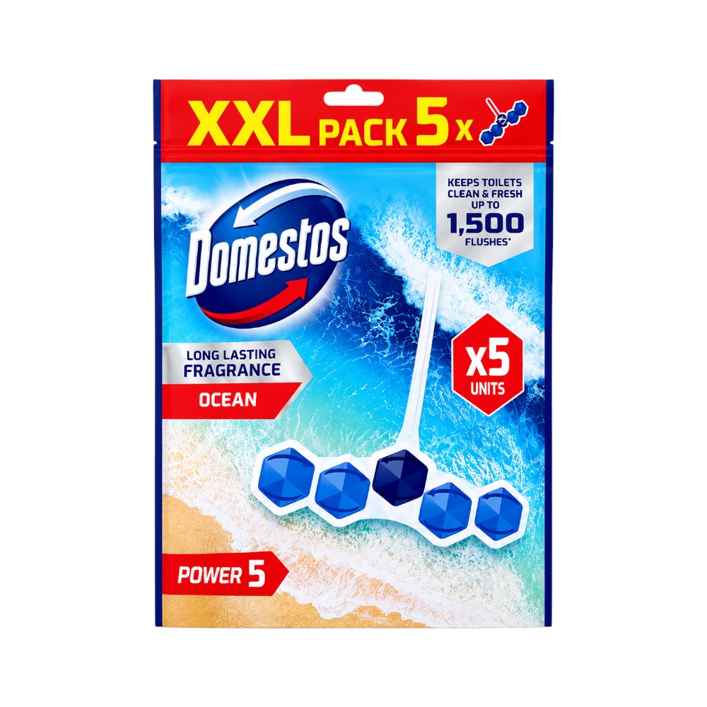 DOMESTOS RIM BLOCK PACK OCEAN 50G Default Title - MamasJan Grocery Nonfood