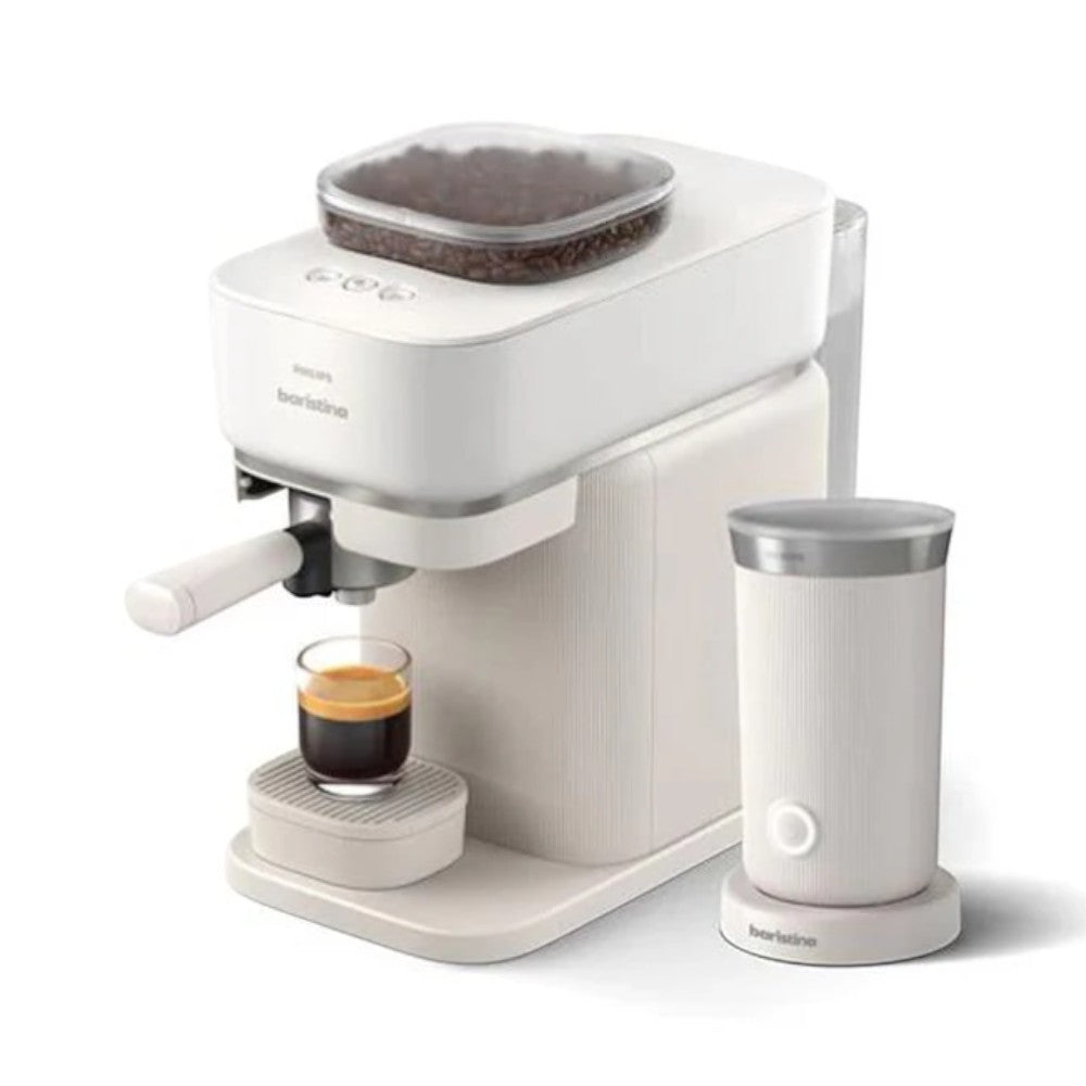 PHILIPS ESPRESSO COFFEE MAKER WITH FROTHER WHITE BAR 303-00 Default Title - MamasJan Electronics