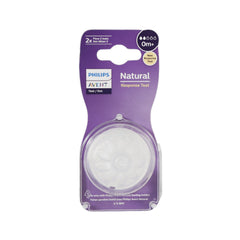 PHILIPS AVENT TEATS FLOW 2 SLOW NATURAL 0M+ 2PC SCY962/02 Default Title - MamasJan Grocery Nonfood