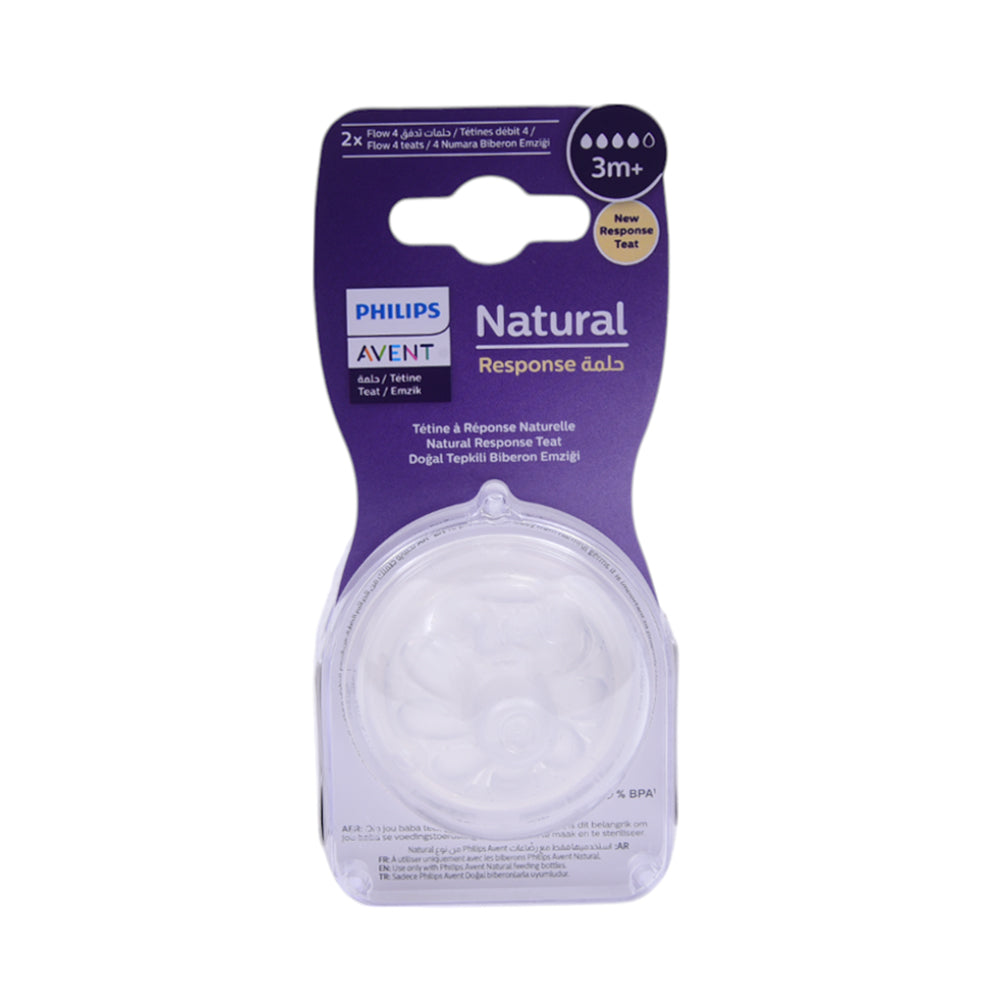 PHILIPS AVENT TEATS NATURAL 3M+ 2PC SCY964/02 Default Title - MamasJan Grocery Nonfood