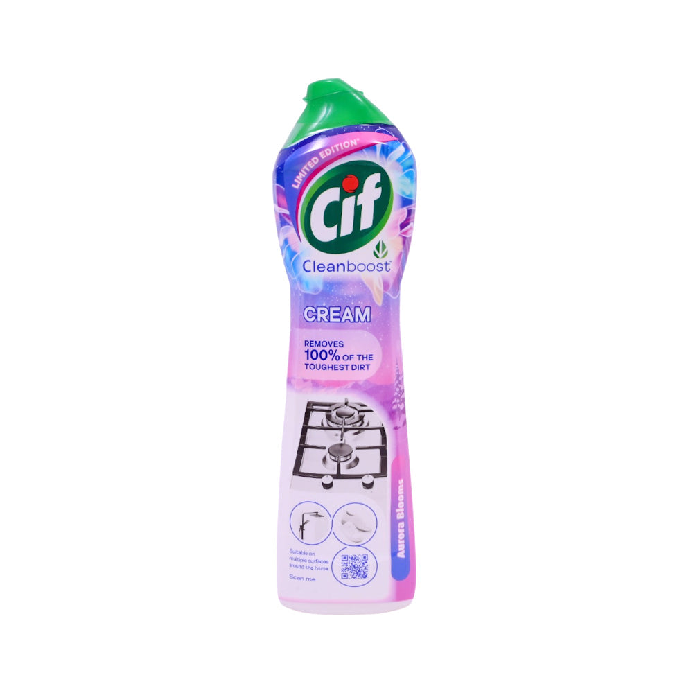 CIF CLEAN BOOST CREAM AURORA BLOSSOM 500ML Default Title - MamasJan Grocery Nonfood