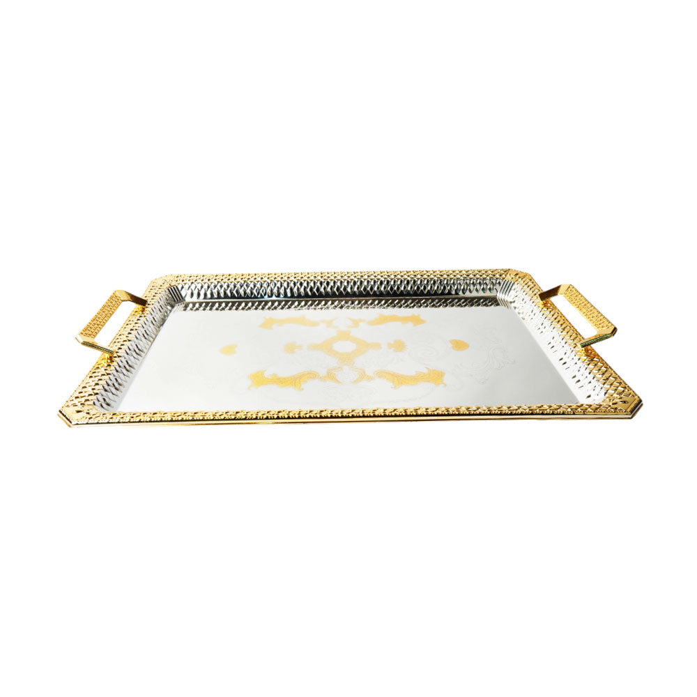 TRAY SET 3PC STEEL MORE & MORE S1390G Default Title - MamasJan Crockery