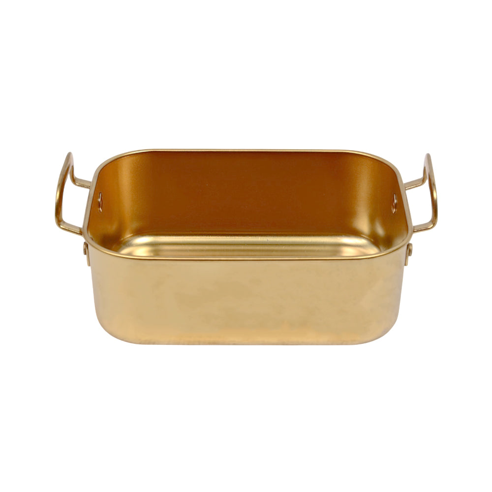 TRAY STEEL GOLDEN 16CM 25-22 Default Title - MamasJan Crockery