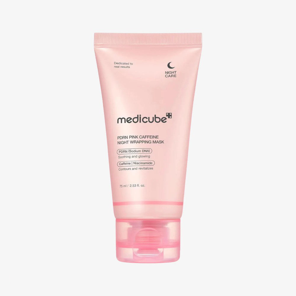 MEDICUBE PDRN PINK CAFFEINE NIGHT WRAPPING MASK 75 ML Default Title - MamasJan Makeup