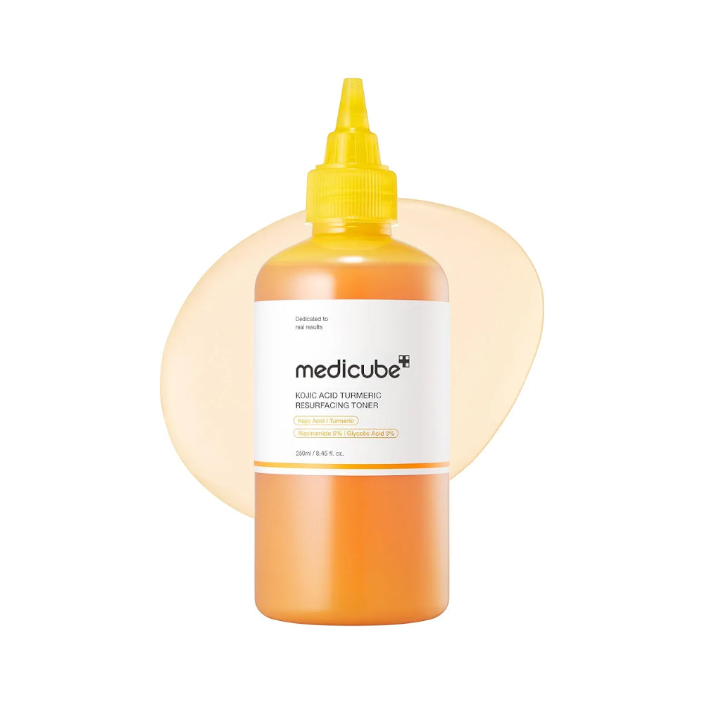 MEDICUBE KOJIC ACID TURMERIC TONER 250ML Default Title - MamasJan Makeup