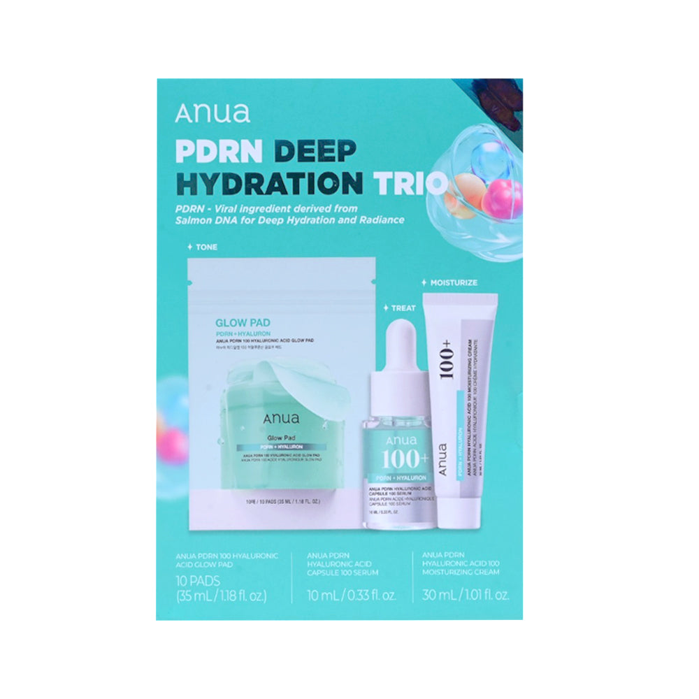 ANUA DEEP HYDRATION PDRN TRIO PACK OF 3 SET Default Title - MamasJan Makeup