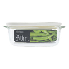 LOCK & LOCK BOWL FREEZER GLASS LLG941W 890ML Default Title - MamasJan Crockery