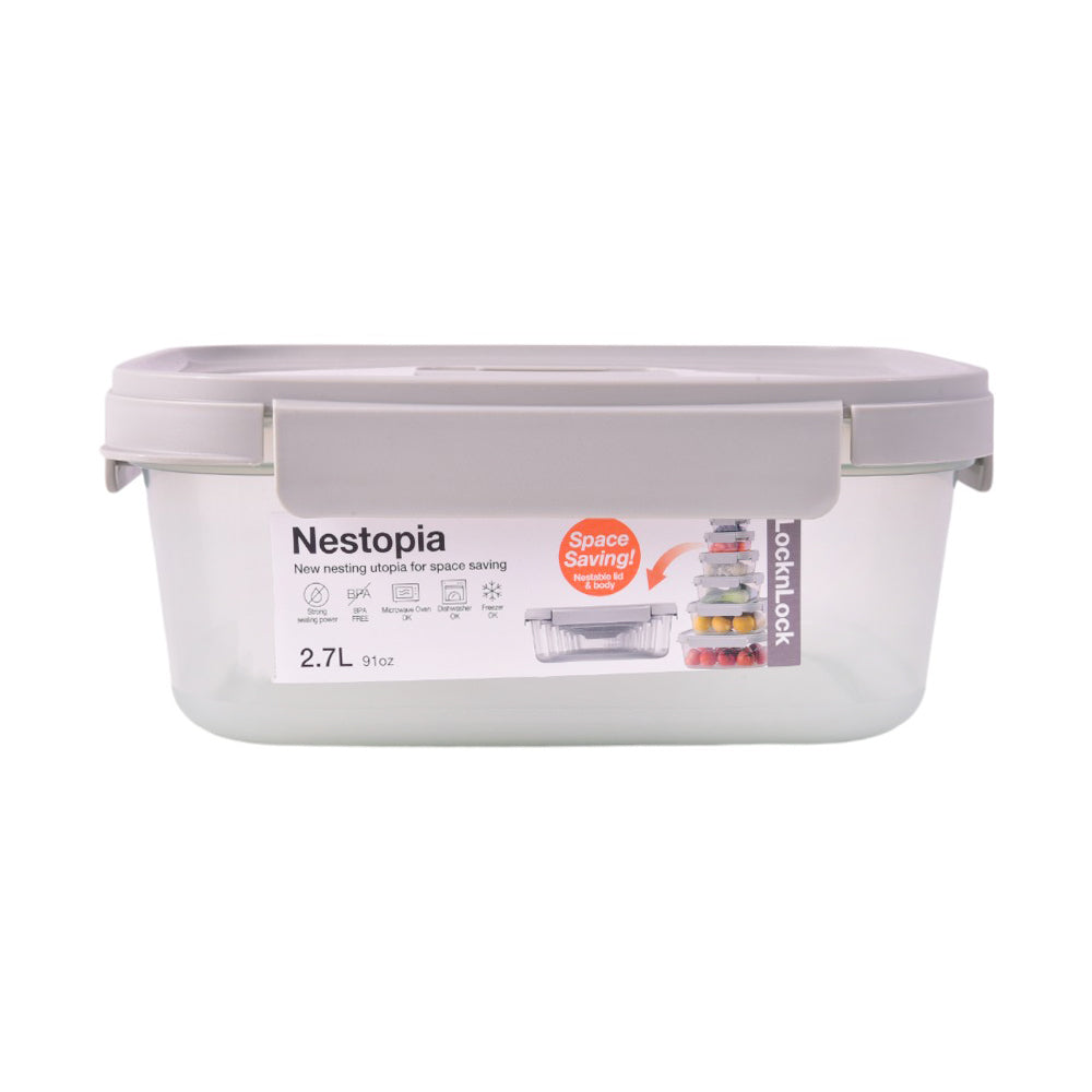 LOCK & LOCK NESTOPIA CONTAINER 2700ML LTN350 Default Title - MamasJan Grocery Nonfood