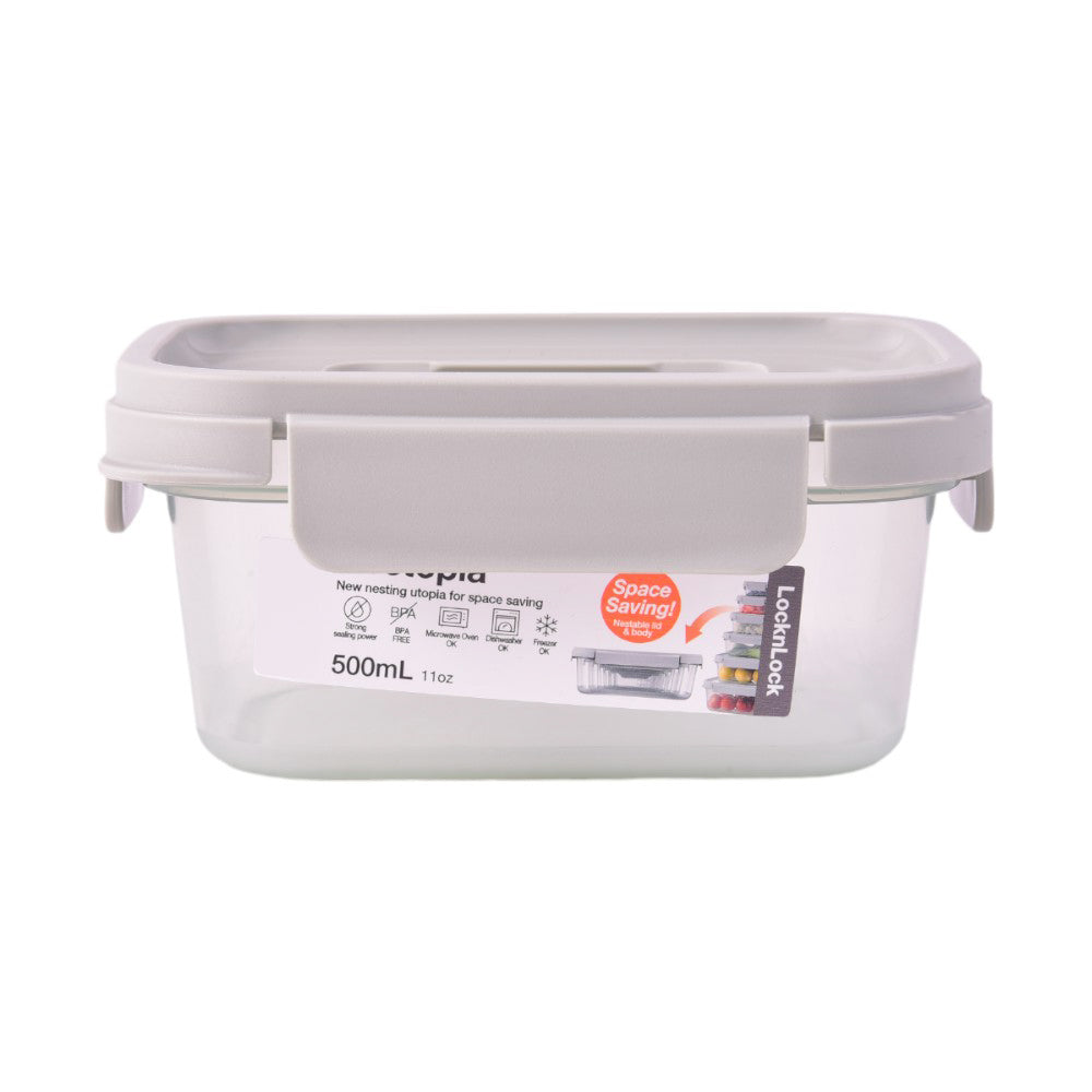 LOCK & LOCK NESTOPIA CONTAINER 500ML LTN320 Default Title - MamasJan Grocery Nonfood