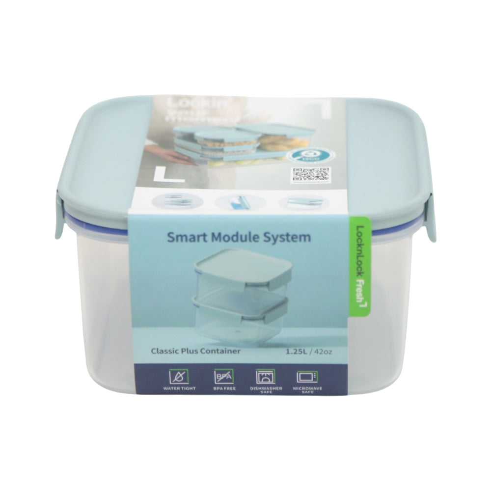 LOCK N LOCK CONTAINER CLASSIC PLUS SQUARE-1.25L-MIT Default Title - MamasJan Grocery Nonfood