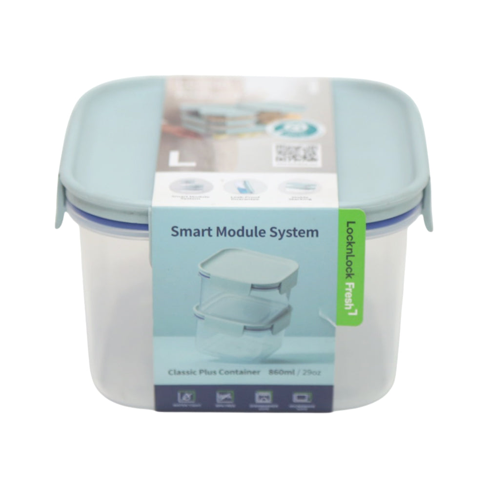 LOCK N LOCK CONTAINER CLASSIC PLUS SQUARE-860ML-MIT Default Title - MamasJan Grocery Nonfood