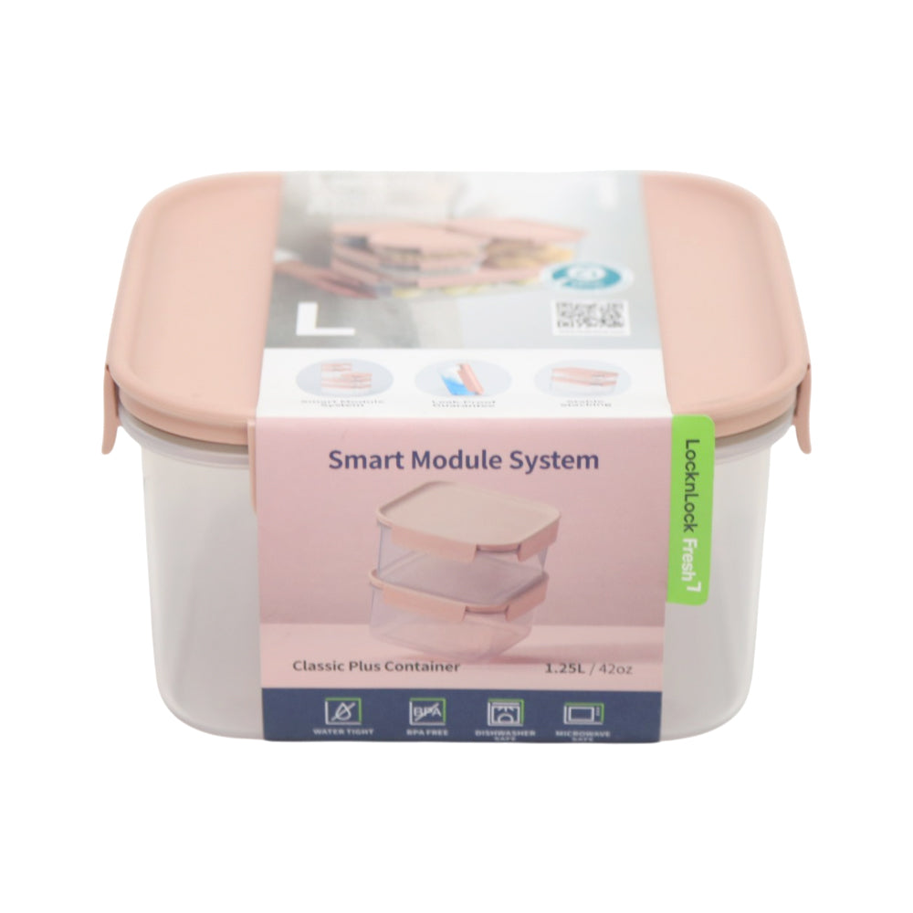 LOCK N LOCK CONTAINER CLASSIC PLUS SQUARE-1.25L-PIK Default Title - MamasJan Grocery Nonfood