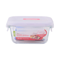 LOCK & LOCK BOROSEAL HEAT RESISTANT GLASS RECTANGLE 160ML-HL Default Title - MamasJan Crockery