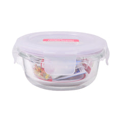 LOCK & LOCK BOROSEAL II HEAT RESISTANT GLASS ROUND 130ML Default Title - MamasJan Crockery