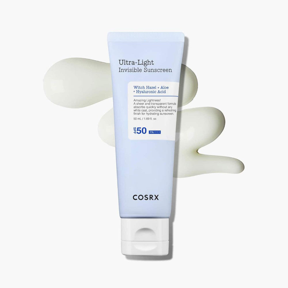COSRX ULTRA LIGHT INVISIBLE SUNSCREEN SPF50 50ML Default Title - MamasJan Makeup
