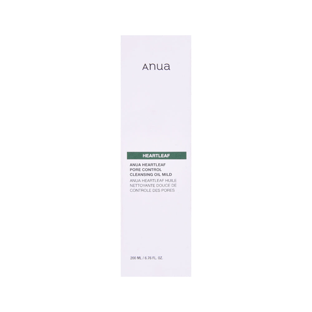 ANUA HEARTLEAF PORE CONTROL CLEASING OIL MILD 200ML Default Title - MamasJan Makeup