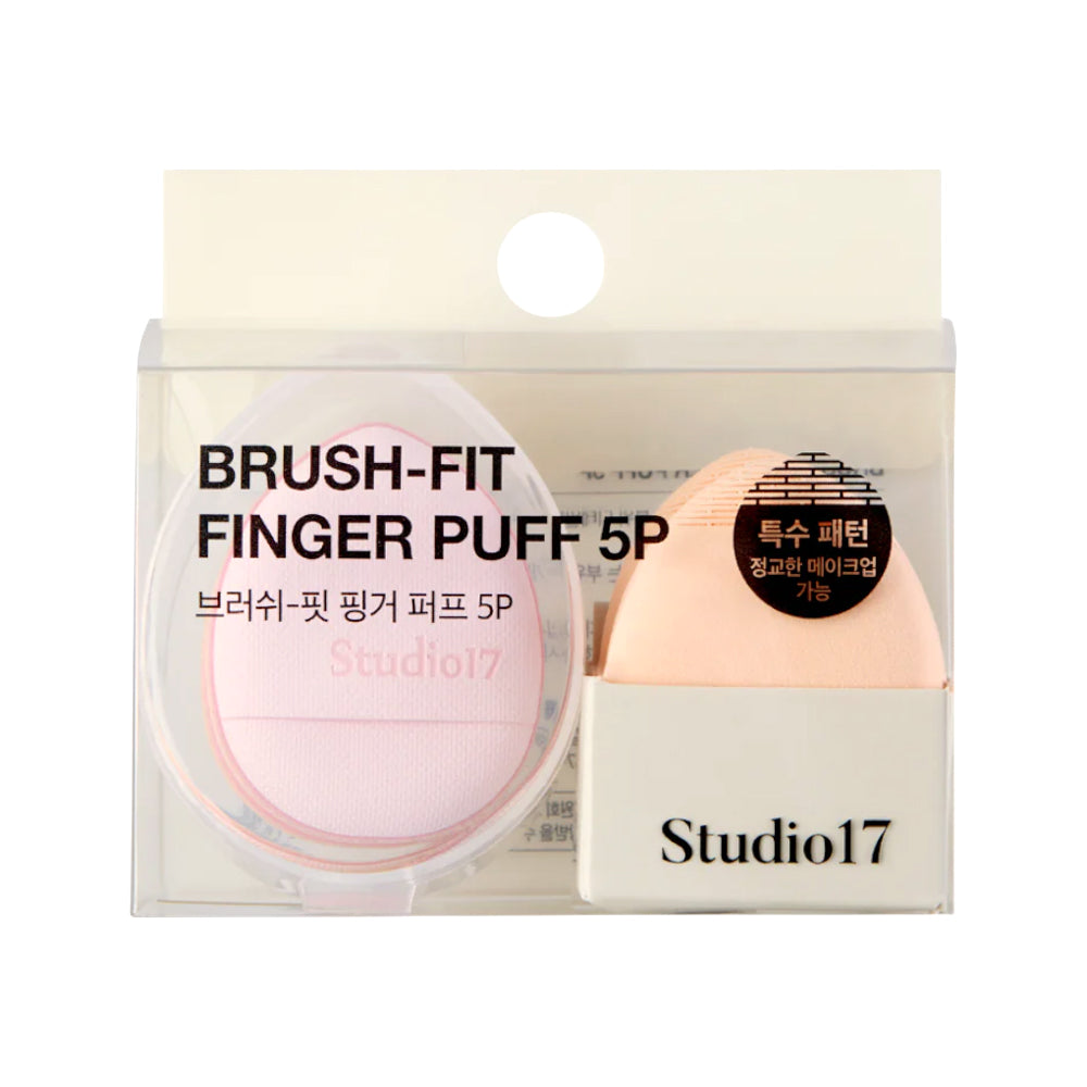 (STUDIO 17) BRUSH-FIT PUFF (5P) (20G) Default Title - MamasJan Makeup