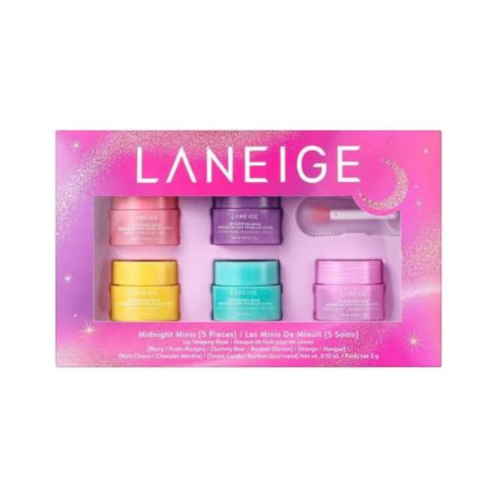 LANEIGE SET MINDIGHT MINIS 5 PIECES LIP SLEEPING MASK SET Default Title - MamasJan Makeup