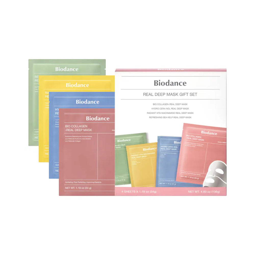BIODANCE REAL DEEP MASK GIFT SET 4 SHEET Default Title - MamasJan Makeup