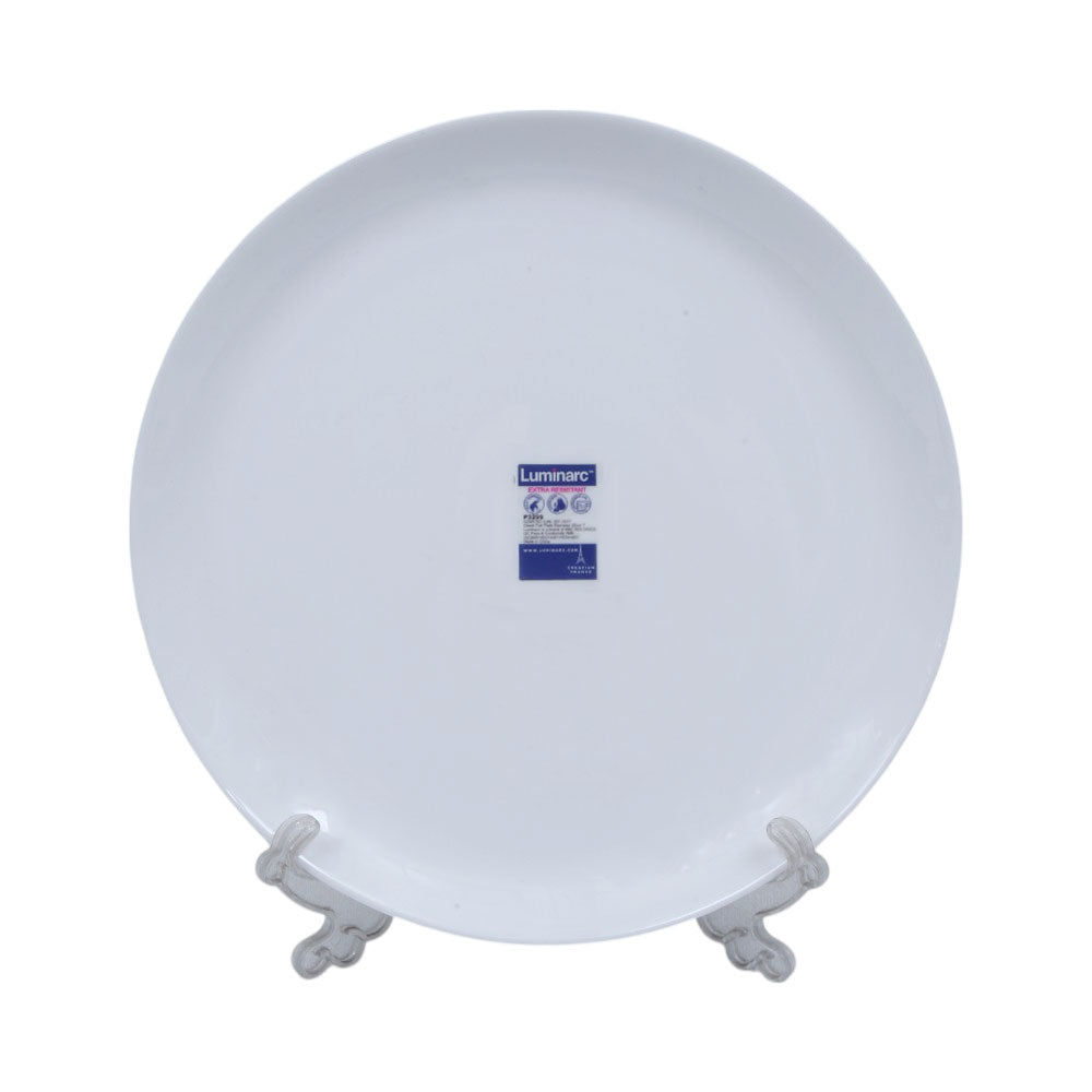 DINNER PLATE LUMINARC DIWALI WHITE P1066-P3299 Default Title - MamasJan Crockery