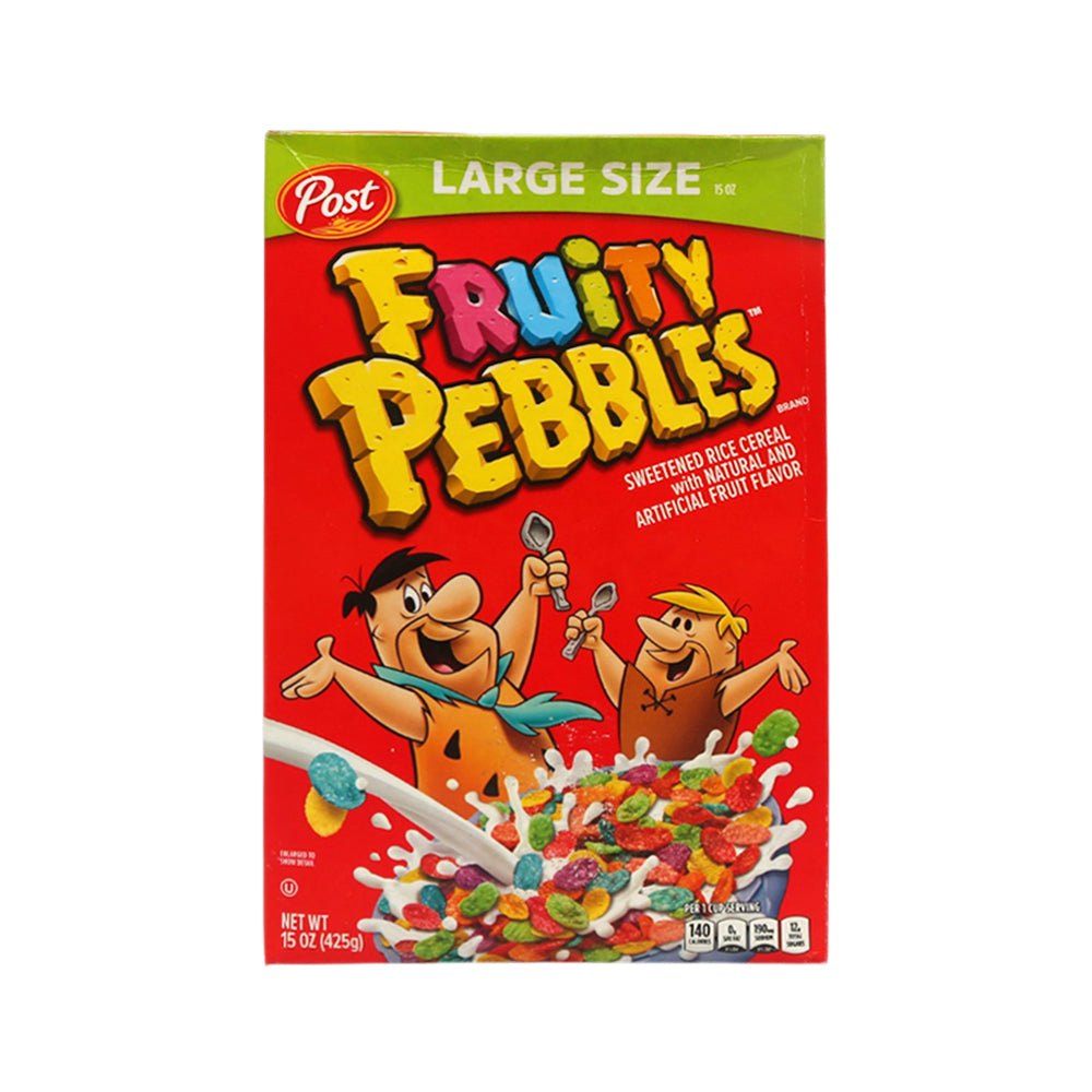 POST FRUITY PEBBLES RICE CEREAL 425 GM Default Title - MamasJan GroceryFoods