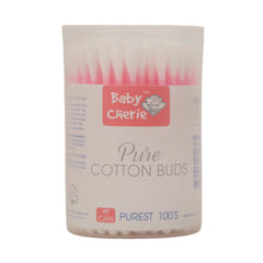 BABY CHERIE COTTON BUDS PURE SAFE & SOFT ROUND 100 S Default Title - MamasJan Grocery Nonfood