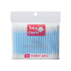 BABY CHERIE COTTON BUDS PURE VALUE PACK ZIP BAG 200 S Default Title - MamasJan Grocery Nonfood