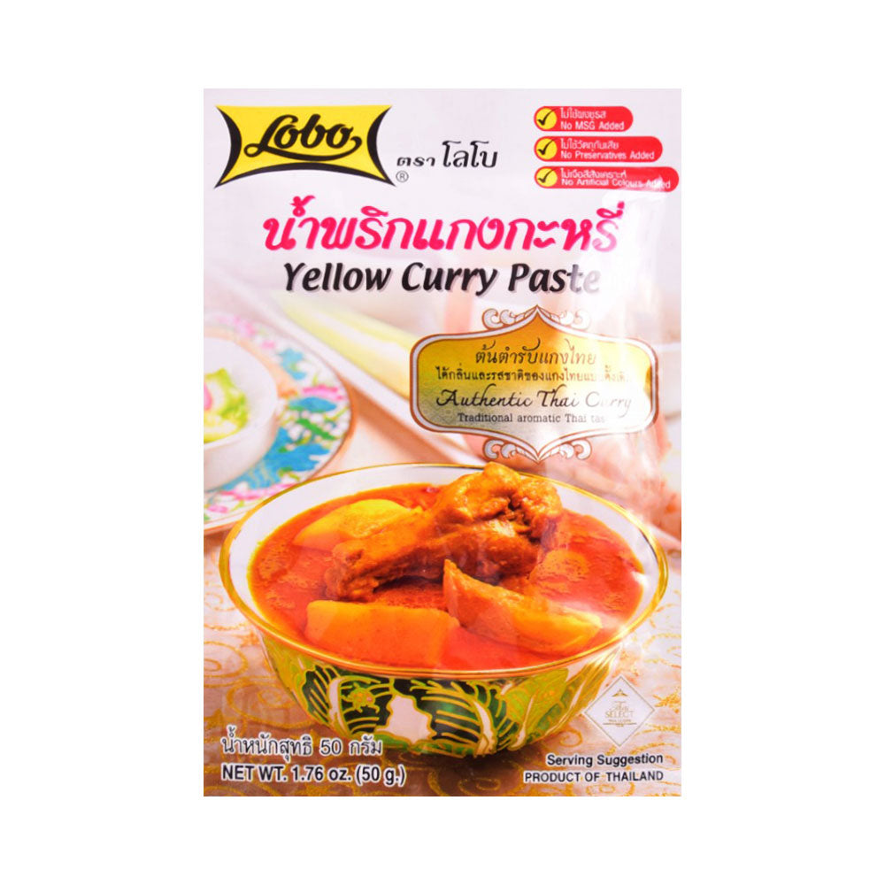 LOBO YELLOW CURRY PASTE 50G Default Title - MamasJan Grocery